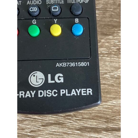 LG Remote Control for Blu-Ray Disc Player BP125 BP200 BP220‎ BP320 - Picture 6 of 12